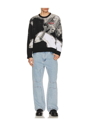 Revenge Forest Knit Sweater in Black. Size M. Also in S, L, XL/1X.