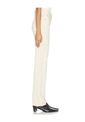 SLVRLAKE Phoenix Loose Straight Leg Jeans in White. Size 24. Also in 26, 27, 28, 29, 30, 31, 32.