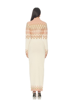 retrofete Eagle Dress in Rose,Cream. Size M. Also in XS, S, L, XL.