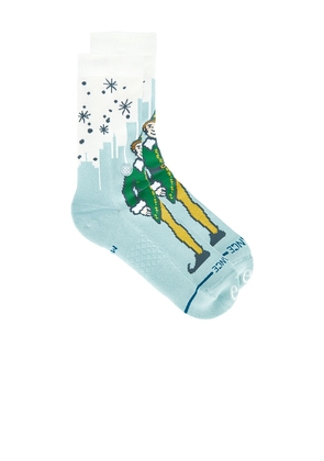Stance Big City Elf Crew Socks in Blue. Size M. Also in L.