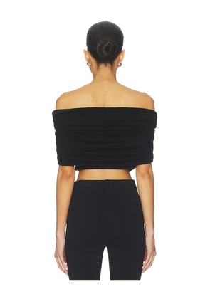SEROYA Emory Top in Black. Size M. Also in L, S, XS.