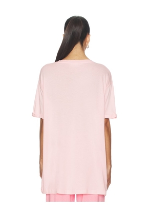 The Laundry Room Saint Barth Fr Smu Oversized Tee in Pink. Size M. Also in S, XS, L.