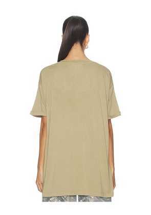 The Laundry Room Coors Colorado Ski Club Oversized Tee in Olive. Size M. Also in XS.