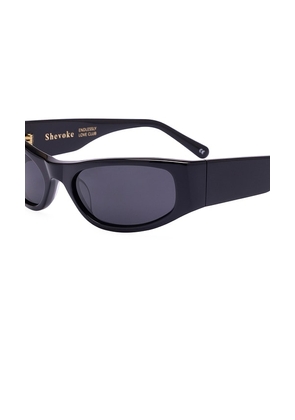 SHEVOKE Jen 002 Sunglasses in Black.