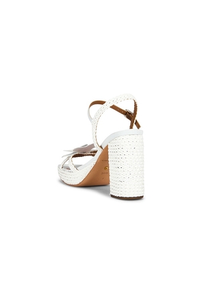RAYE Solia Sandal in White. Size 10.5. Also in 5, 5.5, 6, 6.5, 7, 7.5, 8, 8.5, 9, 9.5, 10.