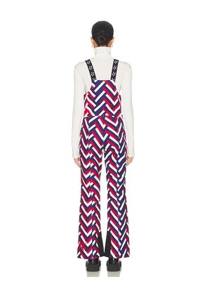 Perfect Moment JG Bib Pant in Red,Navy. Size M. Also in XS, S, L.