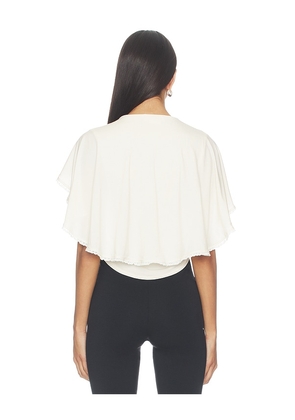 The Line by K Piers Cape Top in Cream. Size M. Also in S.