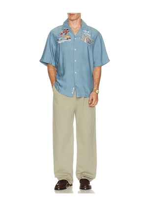 Scotch & Soda The 40th Anniversary Relaxed Fit Shirt in Navy. Size S. Also in M.