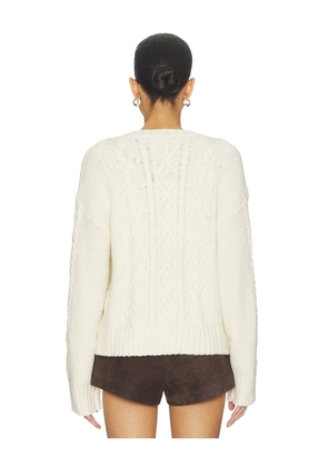 Tularosa Clarra Cardigan in Cream. Size M. Also in XS, S, L.