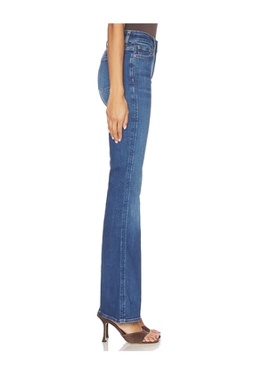 7 For All Mankind The Leggy Bootcut Jeans in Blue. Size 23. Also in 24, 25, 26, 27, 28, 29, 30, 31, 32, 33, 34.