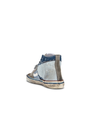Paul Easterlin Caly Star Sneakers in Grey,Blue. Size 42. Also in 41, 43, 45, 46.
