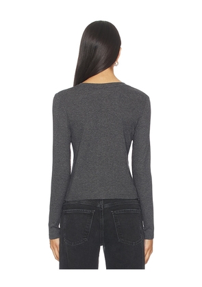 perfectwhitetee Maureen Cardigan in Charcoal. Size M. Also in XS.