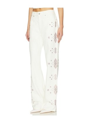retrofete Marinda Jeans in White. Size 26. Also in 30, 31.