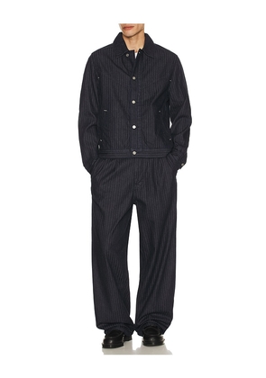 Scotch & Soda Western Detail Trucker Jacket in Navy. Size M. Also in XL/1X, XXL/2X.