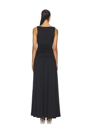 Susana Monaco Low Waist Wire Maxi Dress in Black. Size M. Also in XS.