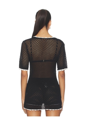 superdown Brisa Top in Black. Size L. Also in XS, S, M.