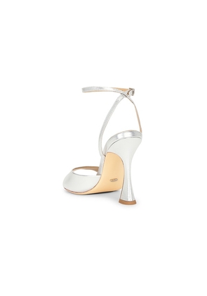 Tony Bianco Violet Sandal in Metallic Silver. Size 5. Also in 6, 5.5, 6.5, 7, 7.5, 8, 8.5, 10.