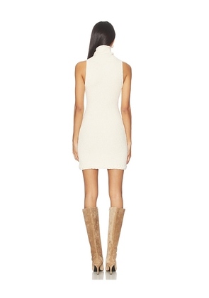Tularosa Emi Knit Mini Dress in Cream. Size M. Also in XS, XXS, S, L, XL.
