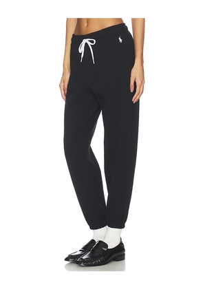 Polo Ralph Lauren Arctic Fleece Ankle Jogger Pant in Black. Size L. Also in XS, S.