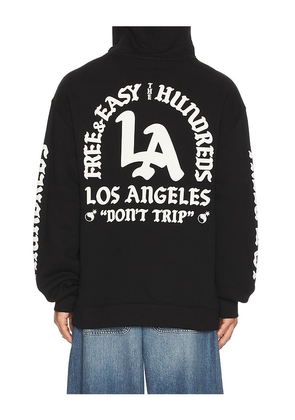 The Hundreds x Free And Easy Don't Trip Hoodie in Black. Size M. Also in S, L.