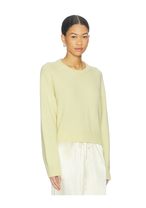 Soft Goat Cashmere Top in Yellow. Size L. Also in S, XL, XS, M.