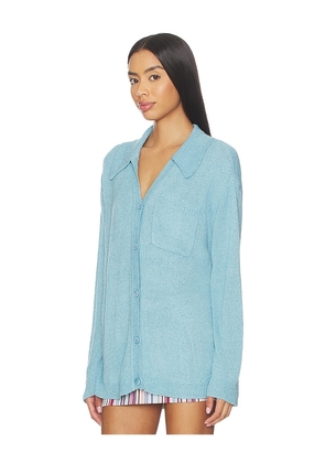 Show Me Your Mumu Sonny Sweater in Blue. Size M. Also in XS, S, L, XL, XXL.