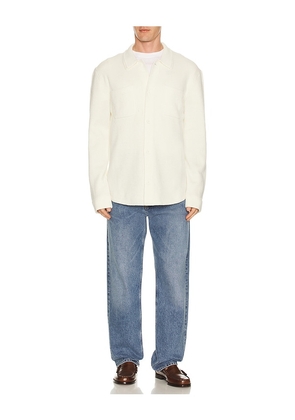 PAIGE Mason Sweater Shirt in White. Size M. Also in L, S, XL/1X.