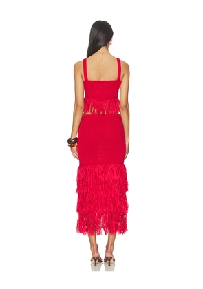 SAYLOR Shanda Set in Red. Size XS. Also in S, M, L.