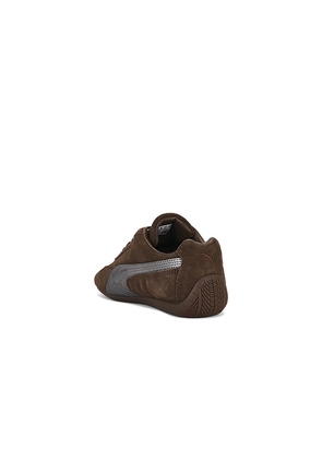 Puma Select Speedcat Lux Sneaker in Brown. Size 6. Also in 7.