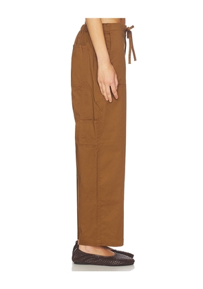 Rag & Bone Jolie Carpenter Pant in Brown. Size M. Also in L, S, XS.