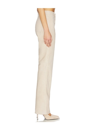 retrofete Adelina Pant in Beige. Size M. Also in XS, S, L, XL.