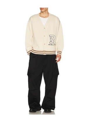 Ryoko Rain Classic Cardigan in Cream. Size M. Also in L, S, XL/1X.