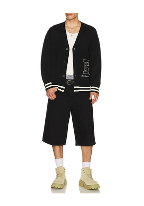 Ryoko Rain Classic Cardigan in Black. Size M. Also in L, S.