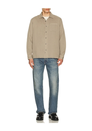 Rails Owens Long Sleeve Shirt in Taupe. Size M. Also in S, L.