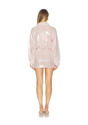 retrofete Briseis Sequin Dress in Pink. Size S. Also in XS.