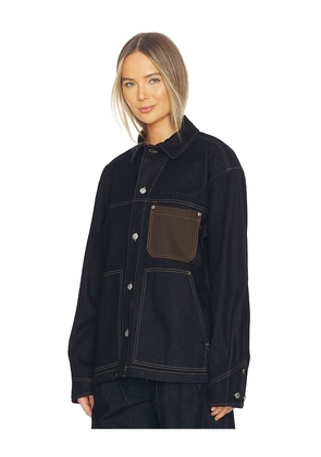 Tommy Jeans Chore Jacket in Blue. Size M. Also in S.