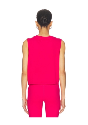 Spiritual Gangster Zodiac Energy Spirit Crop Tank in Pink. Size S. Also in XS, M, L, XL.