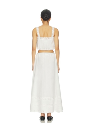 SAYLOR Elsie Set in White. Size S. Also in XS, M, L, XL.