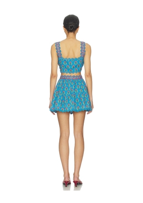SAYLOR Silas Set in Blue. Size S. Also in M, L, XL.