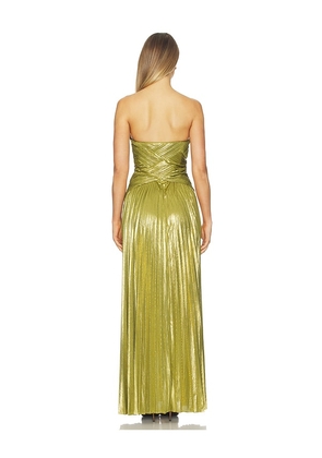 retrofete Stephie Dress in Green. Size M. Also in XS, S, L.