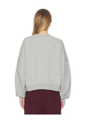 SEROYA Taley Sweatshirt in Light Grey. Size M. Also in XXS, XS, S, XL.