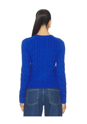 Polo Ralph Lauren Cotton Crewneck Pullover Sweater in Royal. Size M. Also in L, XL.