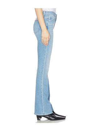 PAIGE High Rise Manhattan Boot Jeans in Blue. Size 24. Also in 26, 27, 29, 30, 31, 32, 33, 34.