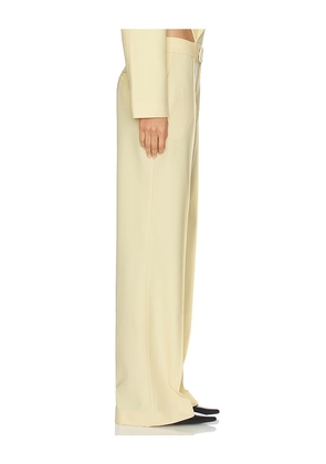 Ronny Kobo Rowley Pant in Lemon. Size L. Also in XS, S, M.