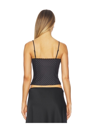 Runaway The Label Josie Top in Black. Size L. Also in XS, S, M, XL.