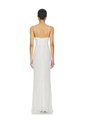 SNDYS Reyen Slip Dress in White. Size S. Also in L, M, XS.