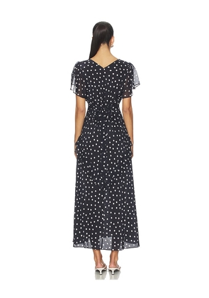 RIXO Evie Dress in Navy. Size L. Also in XXS.