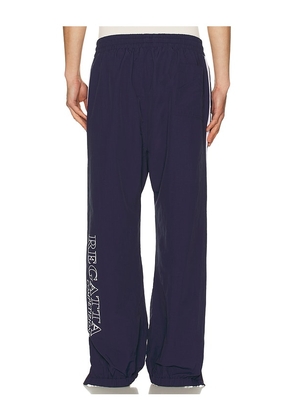 Rhude Sailing Competition Cuffed Hampton Track Pants in Blue. Size XXL/2X. Also in S, M, L, XL/1X.