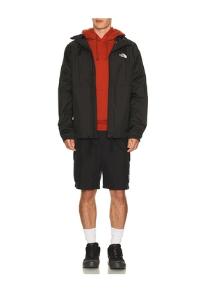 The North Face Antora Rain Hoodie Jacket in Black. Size L. Also in S, M, XL/1X, XXL/2X.