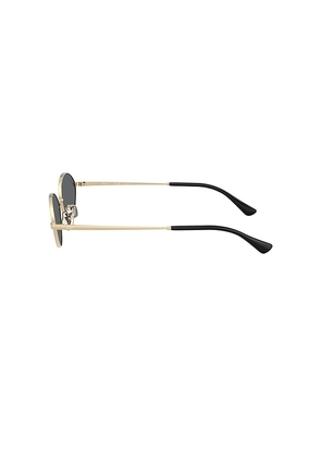 Ray-Ban Kai Oval Sunglasses in Metallic Gold.